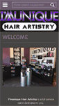 Mobile Screenshot of imuniquehairartistry.com